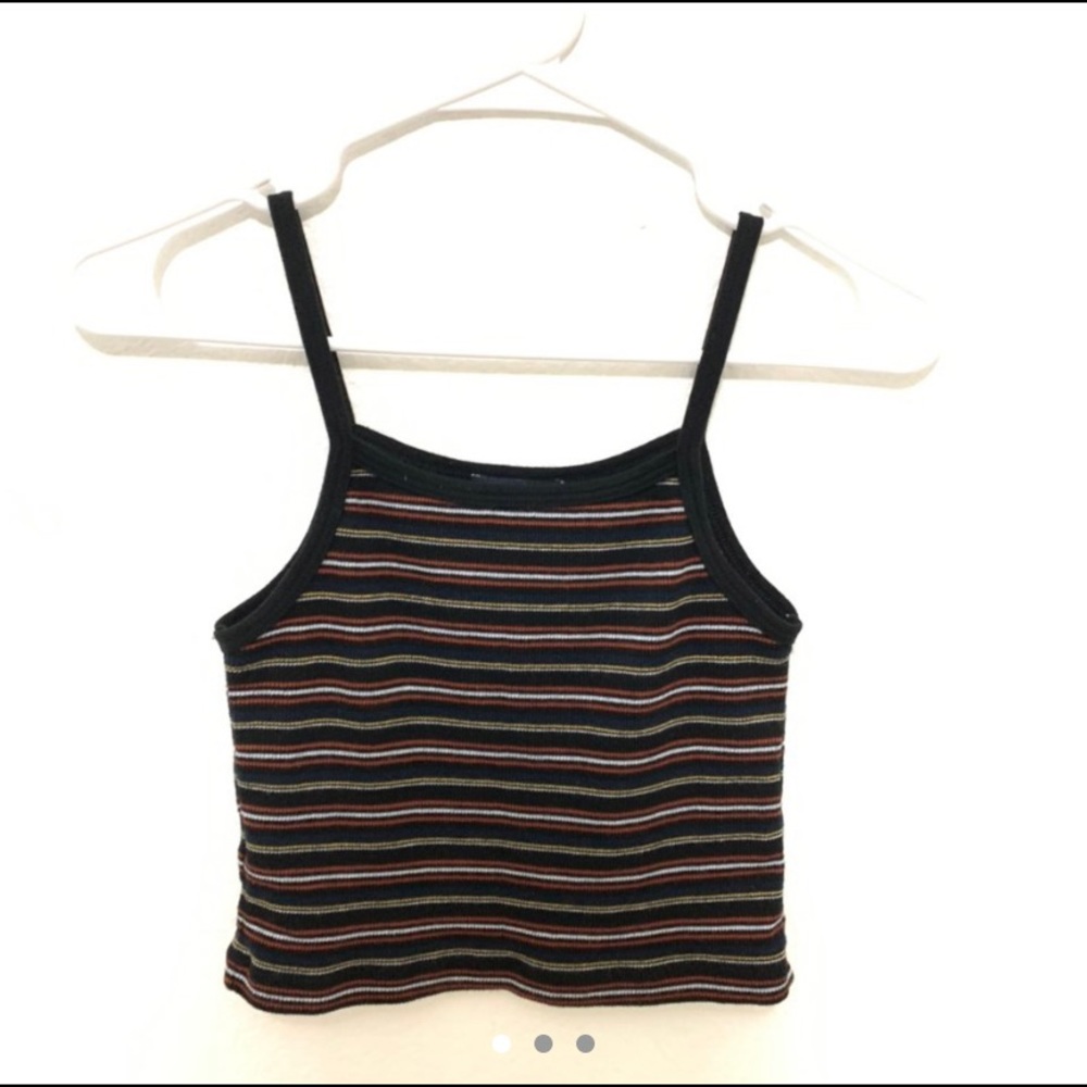 brandy melville black tank top